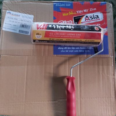 Cọ Lăn Sơn Việt Mỹ Cán Đỏ 23cm