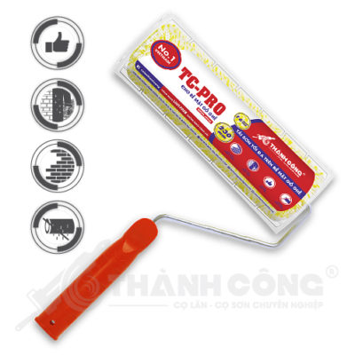 Cọ lăn Thành Công PRO Đỏ