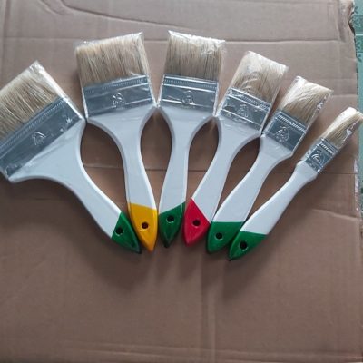Cọ sơn màu Tấn Thành cán gỗ lông heo
