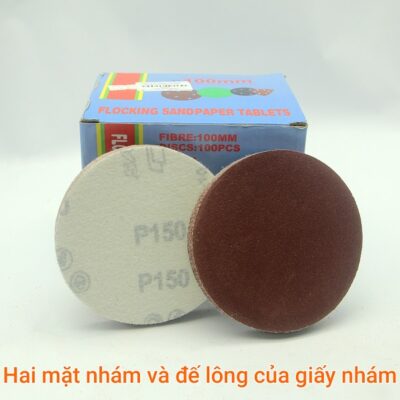 Giấy nhám tròn 10cm